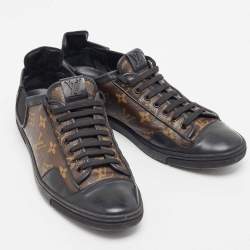 Louis Vuitton Brown Monogram Canvas Slalom Low Top Sneakers Size 42.5