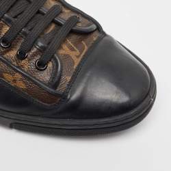 Louis Vuitton Brown Monogram Canvas Slalom Low Top Sneakers Size 42.5