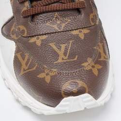 Louis Vuitton Tricolor Monogram Canvas Run Away Sneakers Size 45
