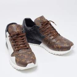 Louis Vuitton Tricolor Monogram Canvas Run Away Sneakers Size 45