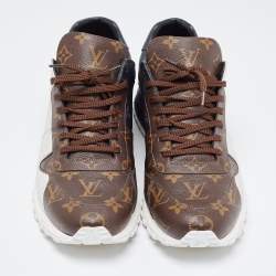 Louis Vuitton Tricolor Monogram Canvas Run Away Sneakers Size 45
