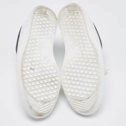 Pre Owned Louis Vuitton White Leather Luxembourg Sneakers Size 41