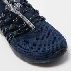 Louis Vuitton Navy Blue Fabric And Mesh Fastlane Sneakers Size 43
