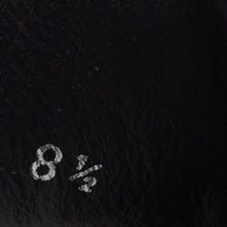 مملوكة مسبقًا Louis Vuitton Black Leather And Damier Canvas Low Top Sneakers Size 42.5