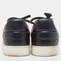 Louis Vuitton Brown Monogram Canvas and Leather Frontrow Sneakers Size 41.5