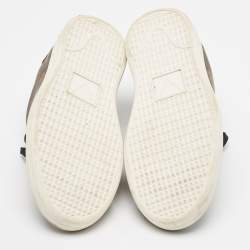 Louis Vuitton Brown Monogram Canvas and Leather Frontrow Sneakers Size 41.5