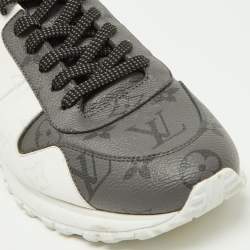 Louis Vuitton Grey/White Monogram Canvas Run Away Sneakers Size 41