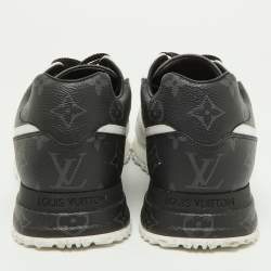 Louis Vuitton Grey/White Monogram Canvas Run Away Sneakers Size 41