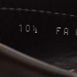 Pre Owned Louis Vuitton Black Leather Monte Carlo Loafers Size 44.5