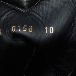 Pre Owned Louis Vuitton Grey Monogram Canvas Outland Ankle Boots Size 44