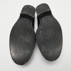 مملوكة مسبقًا Louis Vuitton Black Leather Hockenheim Loafers Size 44