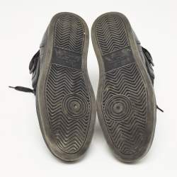 Louis Vuitton Black/Grey Graphite Canvas Rivoli High Top Sneakers Size 44.5