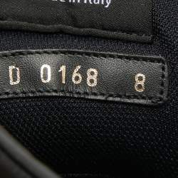 Louis Vuitton Black/Grey Leather and Canvas Metropolis Ranger Boots Size 42