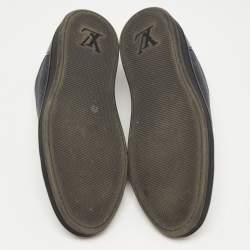 مملوكة مسبقًا Louis Vuitton Black Damier Graphite Canvas and Leather Offshore Low Top Sneakers Size 42.5