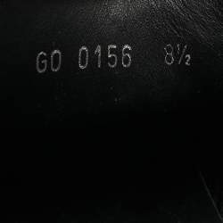 مملوكة مسبقًا Louis Vuitton Black Leather and Monogram Canvas Passenger Sneakers Size 42.5