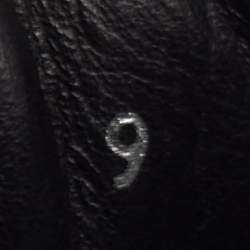 مملوكة مسبقًا Louis Vuitton Black Damier Ebene Nylon and Leather Sneakers Size 43