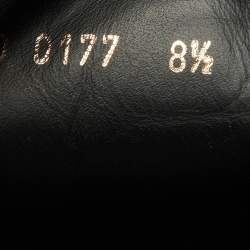 Louis Vuitton Black Leather and Monogram Eclipse Canvas Match Up Sneaker Size 42.5