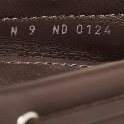 مملوكة مسبقًا Louis Vuitton Brown Suede and Leather Arizona Loafers Size 43