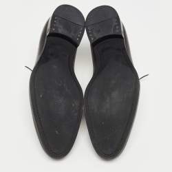 مملوكة مسبقًا Louis Vuitton Black Leather Lace Up Derby Size 41