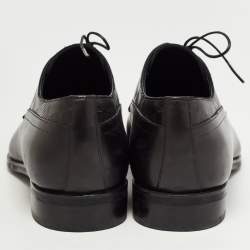 مملوكة مسبقًا Louis Vuitton Black Leather Lace Up Derby Size 41