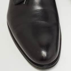 مملوكة مسبقًا Louis Vuitton Black Leather Lace Up Derby Size 41
