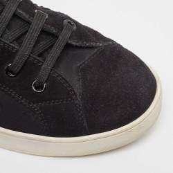 Louis Vuitton Black Monogram Neoprene and Suede Stellar High Top Sneakers Size  38
