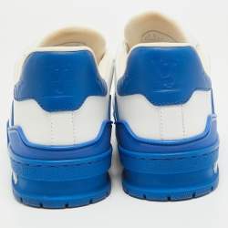 مملوكة مسبقًا Louis Vuitton White Leather  LV Trainer Sneakers Size 39 
