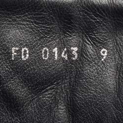 Louis Vuitton Black Leather and Fabric Oberkampf Boots Size 43