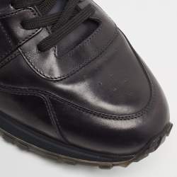 Louis Vuitton Navy Blue Leather Runaway Sneakers Size 43.5