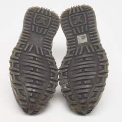 Louis Vuitton Navy Blue Leather Runaway Sneakers Size 43.5