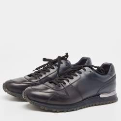 Louis Vuitton Navy Blue Leather Runaway Sneakers Size 43.5