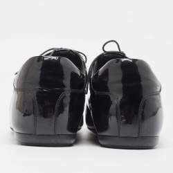 Louis Vuitton Black Patent Lace Up Oxford Size 43