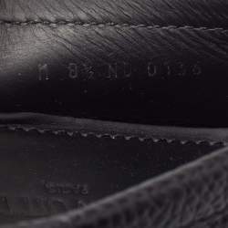 Louis Vuitton Black Leather Racetrack Slip On Loafers Size 42.5