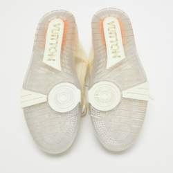 Pre Owned Louis Vuitton Transparent PVC Trainer Low Top Sneakers Size 41