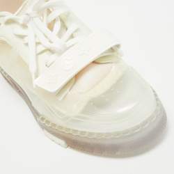 Pre Owned Louis Vuitton Transparent PVC Trainer Low Top Sneakers Size 41