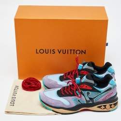 Louis Vuitton Multicolor Mesh and Suede LV Trail Sneakers Size 41