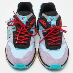 Louis Vuitton Multicolor Mesh and Suede LV Trail Sneakers Size 41