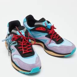 Louis Vuitton Multicolor Mesh and Suede LV Trail Sneakers Size 41