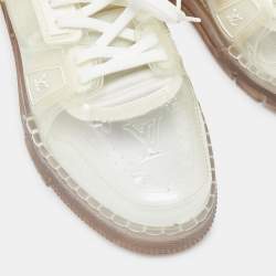 Louis Vuitton Transparent Monogram PVC Trainer Sneakers Size 41