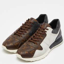 Louis Vuitton Tri Color Monogram Canvas Run Away Low Top Sneakers Size 41.5