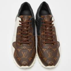 Louis Vuitton Tri Color Monogram Canvas Run Away Low Top Sneakers Size 41.5