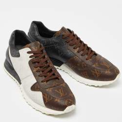 Louis Vuitton Tri Color Monogram Canvas Run Away Low Top Sneakers Size 41.5