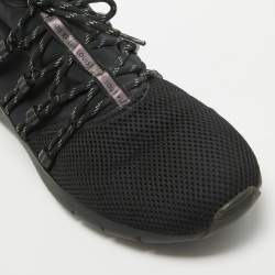 Louis Vuitton Black Mesh and Nylon Fastlane Low Top Sneakers Size 43