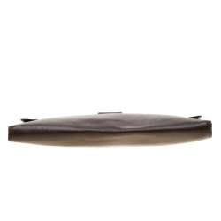 Pre Owned Louis Vuitton Brown Taiga Leather Minuto Portfolio Case