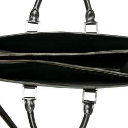 Louis Vuitton Black Taiga Leather Lozan Briefcase