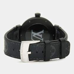 Pre Owned Louis Vuitton Tambour Q1D22 Automatic Stainless Steel Men's Wristwatch 41.5 mm