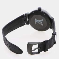 Pre Owned Louis Vuitton Tambour Q1D22 Automatic Stainless Steel Men's Wristwatch 42 mm