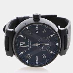 Pre Owned Louis Vuitton Tambour Q1D22 Automatic Stainless Steel Men's Wristwatch 42 mm