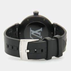 Pre Owned Louis Vuitton Tambour Q1D22 Automatic Stainless Steel Men's Wristwatch 41.5 mm
