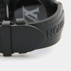 Pre Owned Louis Vuitton Tambour Q1D22 Automatic Stainless Steel Men's Wristwatch 41.5 mm